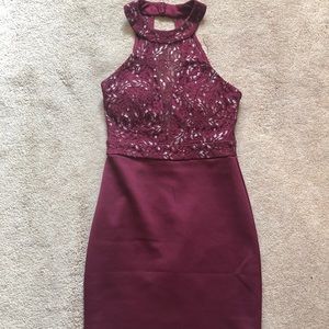 B. Darlin Maroon Dress- Size 1/2